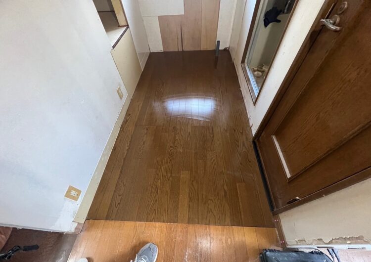 3週間放置された汚損部屋の復旧工事。下地から階下まで広がった被害と、完了までの道のり